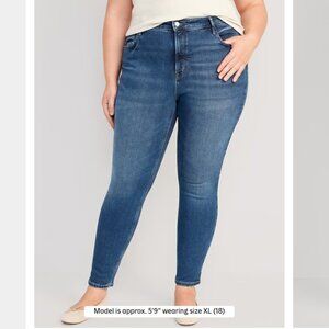 Old Navy High-Waisted Rockstar Super-Skinny Jeans - Size: 24
